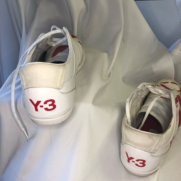 Super Rare Y-3 Adidas with abstract Yohji Yamamoto 12 white & Red - Picture 9 of 14